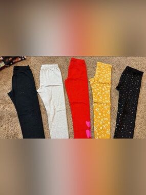 Kids Stretch Leggings - all large